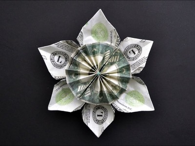 Beautiful Money FLOWER Lei | Modular Origami for Graduation Dollar Tutorial DIY by NProkuda