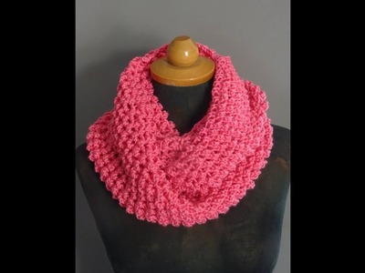 Crochet Infinity Scarf *Super easy and fast *