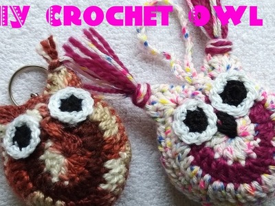 ???????? Crochet Owl Charm ???? Owl Amigurumi ????Mini Owl Toy ???????? (0079)