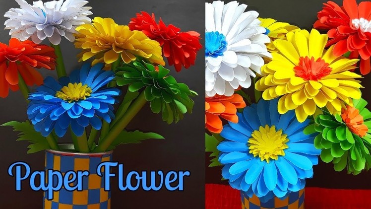 DIY | Awesome Paper Flower | Flower Making Tutorial Step by Step