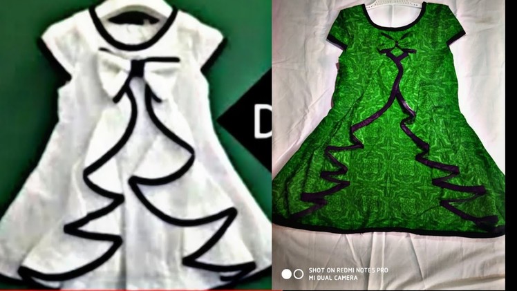 DIY: baby Designer frock catting and stitching full tutorial. my fashion art