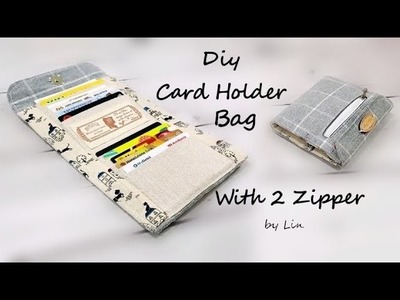 DIY BAG IDEAS ~ 【USEFUL CARD HOLDER WALLET】#HandyMum