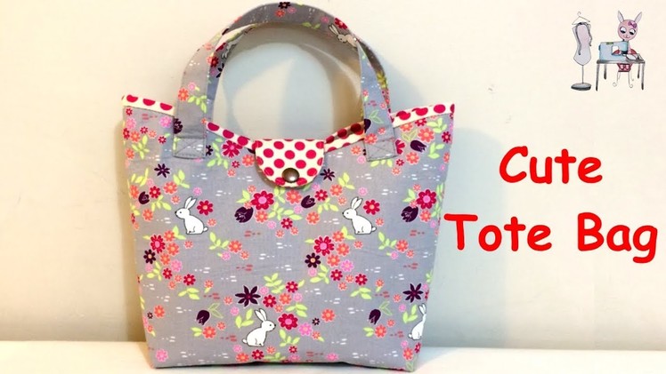 #DIY Cute Mini Handbag | Tote Bag | Lunch Bag | Tutorial