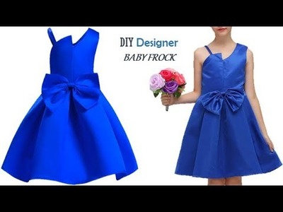 DIY Designer Baby Frock cutting and stitching Full Tutorial Step by step
