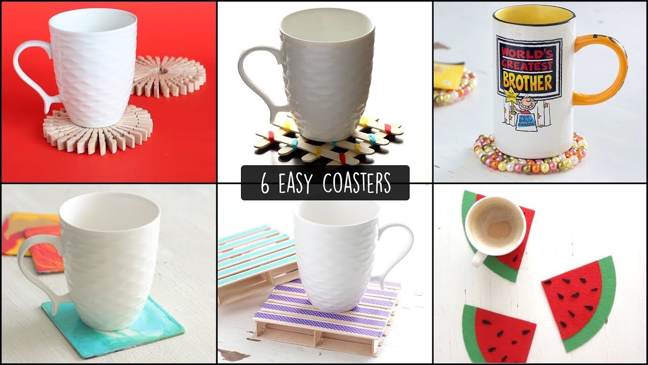 DIY Easy Coasters | How to make Coasters