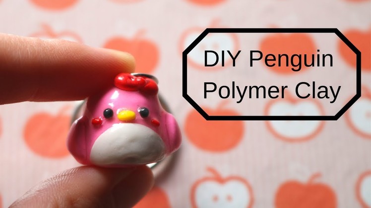 DIY EASY Penguin Clay Charm Tutorial