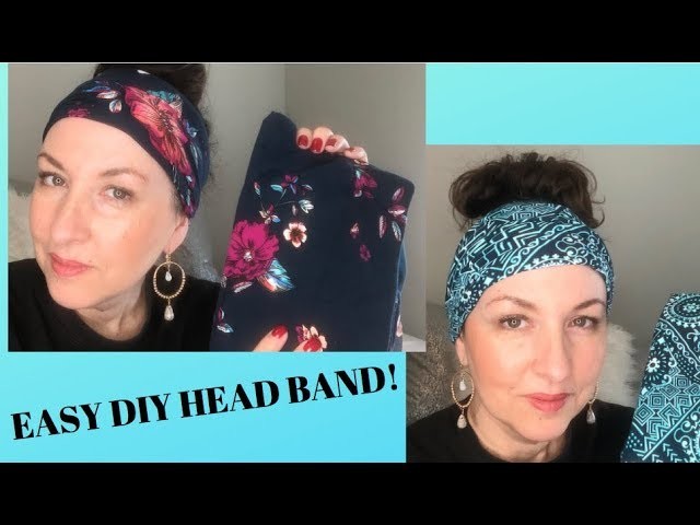 DIY Head Band from Walmart Leggings - Easy No Sewing!