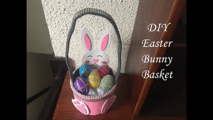 DIY: How to make an Easter Bunny Basket. Cómo hacer una canasta de conejito de pascua