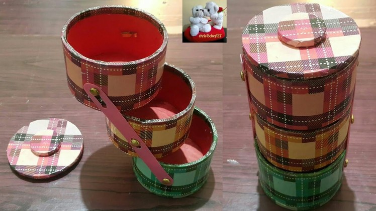 DIY Multi-Purpose Organizer Using Recycled Tape Rolls Style #4