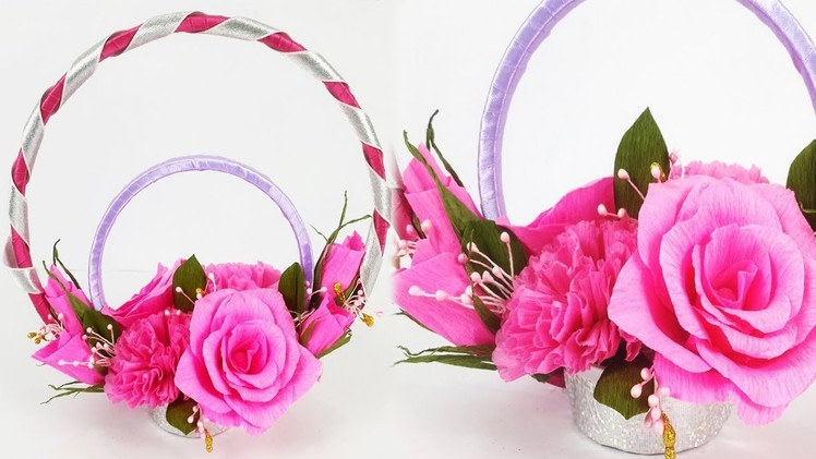 DIY Paper Flower Bouquet - Easy Tutorial for Paper flower Bouquet - DIY Home Decoration Idea