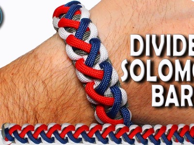 DIY Paracord Bracelet Divided Solomon Bar World of Paracord How to make paracord bracelet Solomon Ba
