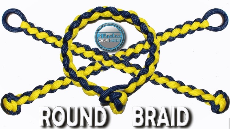 DIY Paracord Bracelet Round Braid World of Paracord How to make paracord bracelet 4 Strands Round br