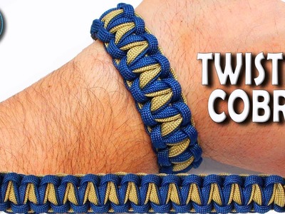DIY Paracord Bracelet Twisted Cobra World of Paracord How to make paracord bracelet Twisted cobra