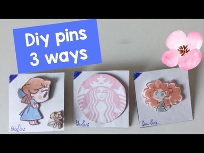 Diy Pins No shrink plastic!