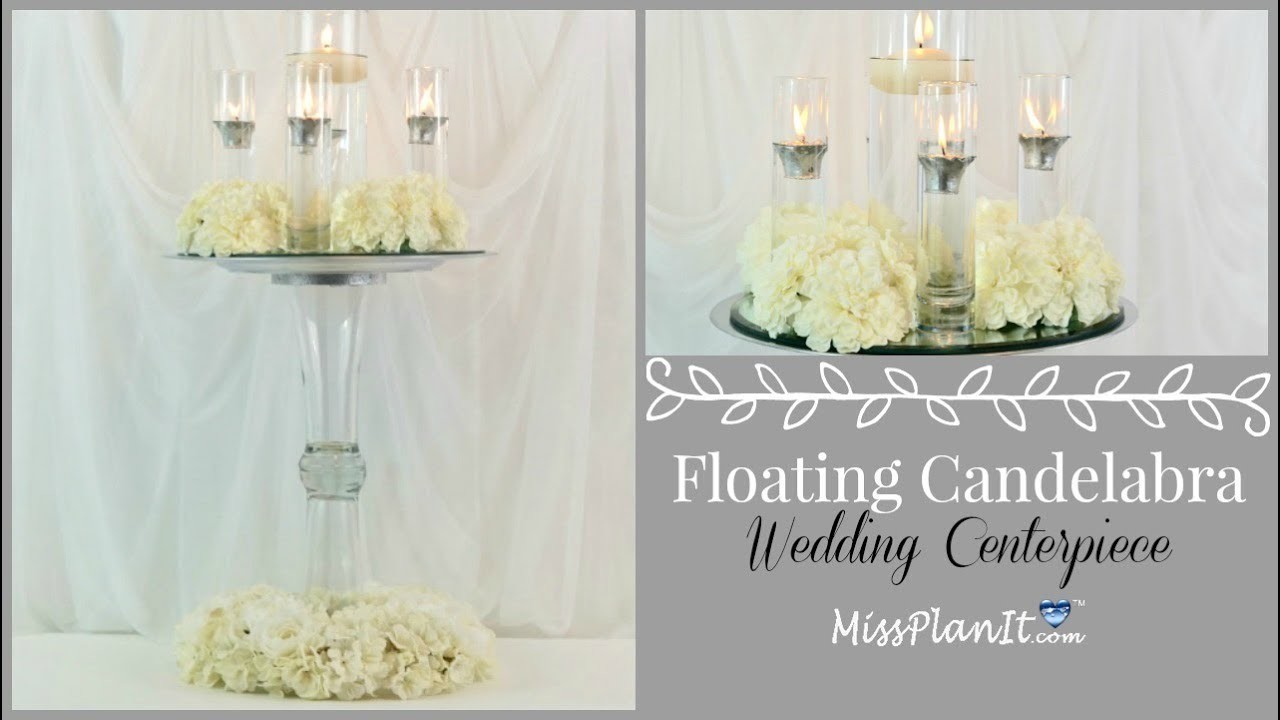 DIY Tall Floating Candle Centerpiece DIY Glam Centerpiece, DIY Tutorial