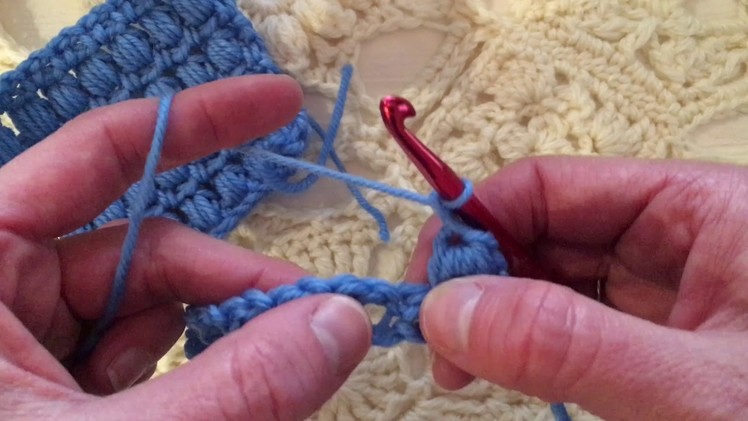 How to Crochet Aligned Puff Stitches
