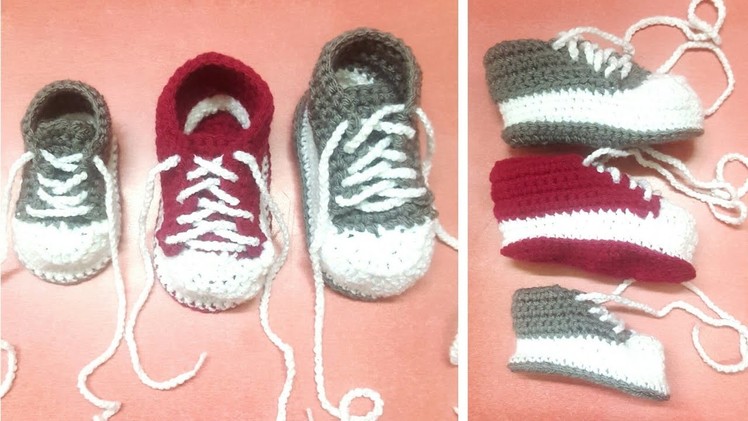 How to crochet woolen shoes for 1 year old baby | Part 1