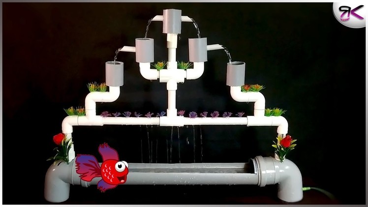 How to Make a Full PVC Aquarium Fountain | AWESOME DIY
