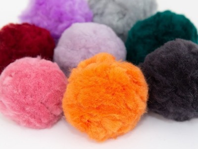 HOW TO MAKE A MERINO WOOL POM POM IN 5 MINUTES!