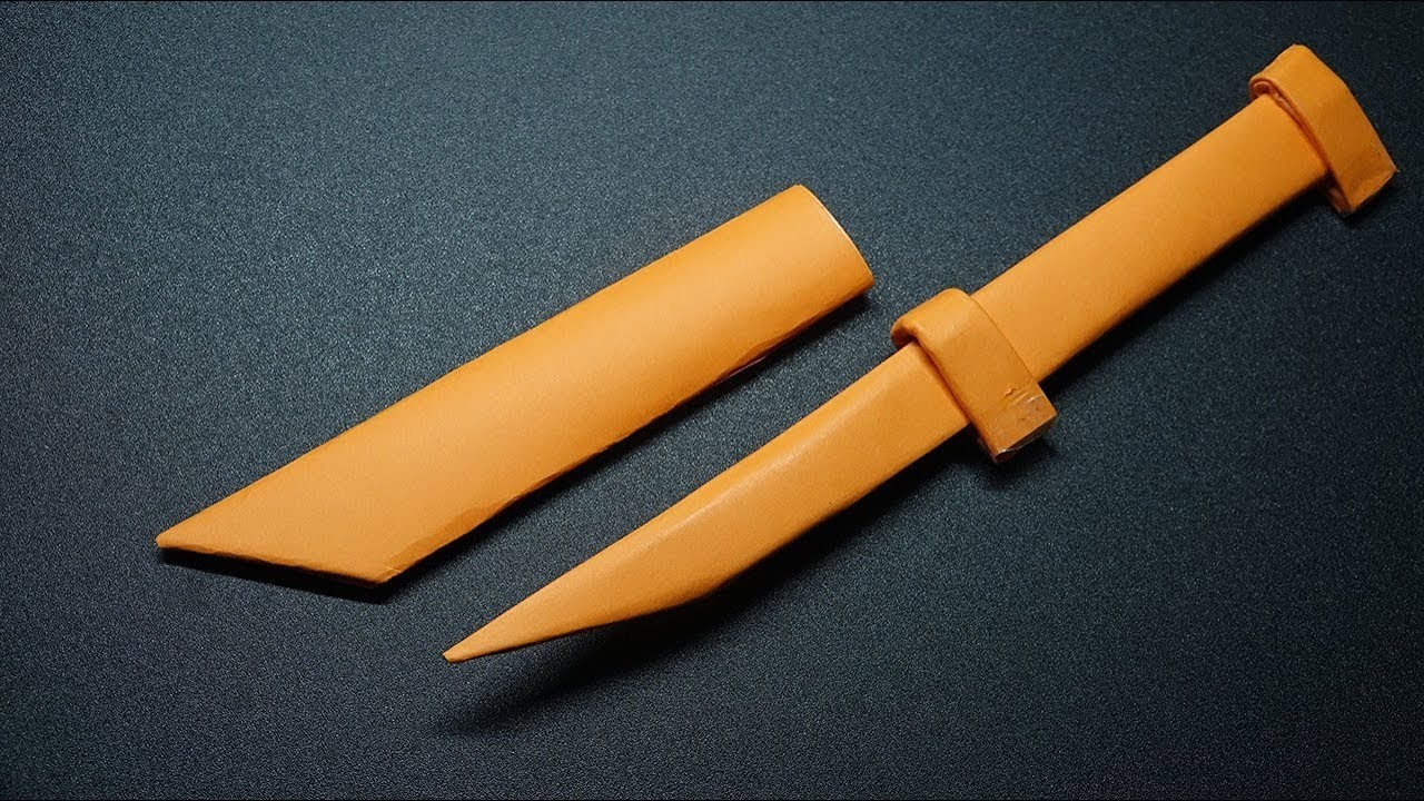 origami paper sword