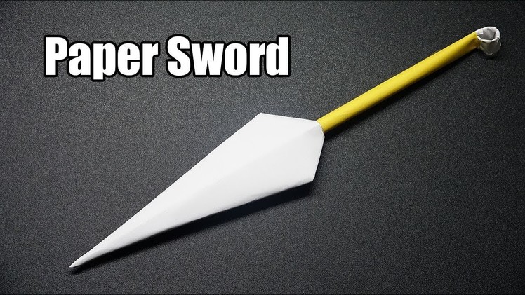 How to make a Paper Sword PART 5 | Easy Origami Tutorial | DIY Ninja Sword TIME LAPSE