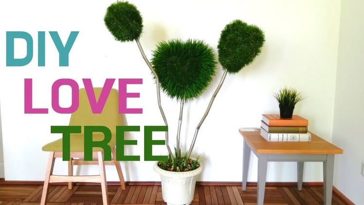 How to Make Artificial Love Tree | DIY-Green Love plant