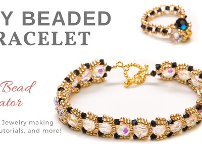 How to make beaded Bracelet, DIY Jewelry, Beaded Bracelet Tutorial