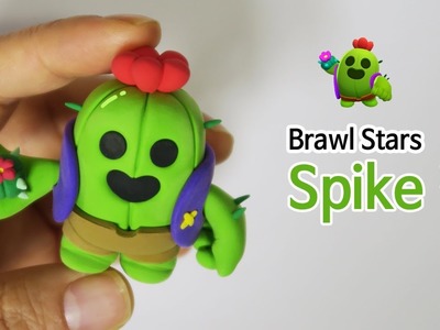 How to make Brawl Stars Spike.clay tutorial.DIY