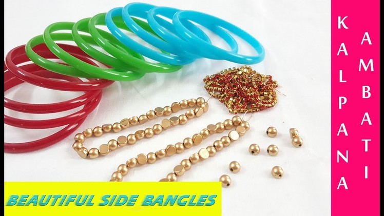 How to Make Silk Thread Side Bangles at home || Side Bangles Designs