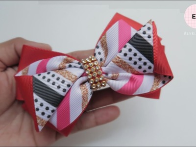 Laço De Fita ???? Ribbon Bow Tutorial #31???? DIY by Elysia Handmade