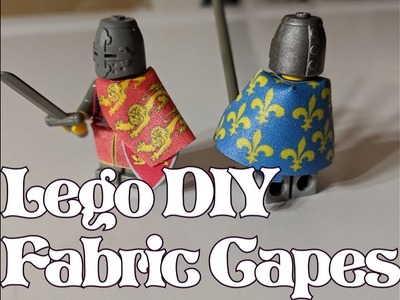 Lego DIY Custom Fabric Cape Tutorial