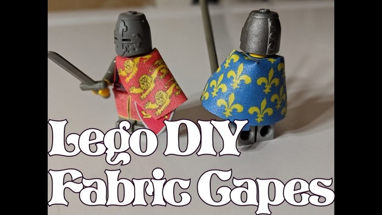 Lego DIY Custom Fabric Cape Tutorial