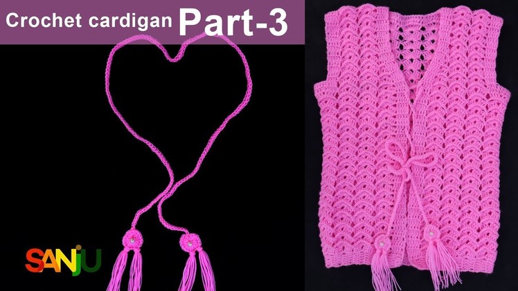 Pink cardigan Part 3 | How to Crochet an I-Cord
