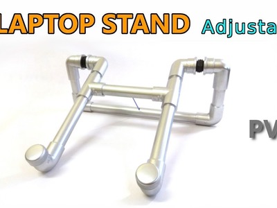PVC Adjustable Laptop Stand - How to Make DIY