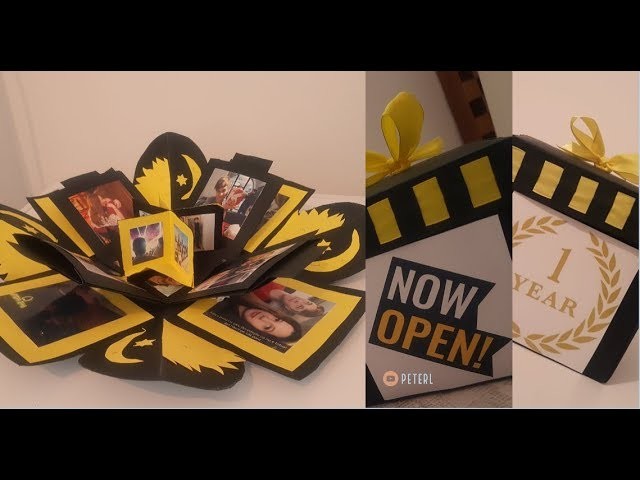 TUTORIAL: Easy 5$ Explosion Box DIY 3D Photo Album for Boyfriend. Girlfriend. Anniversary. Valentine