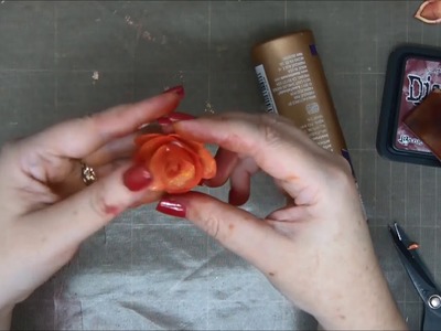 Two DIY Paper Roses