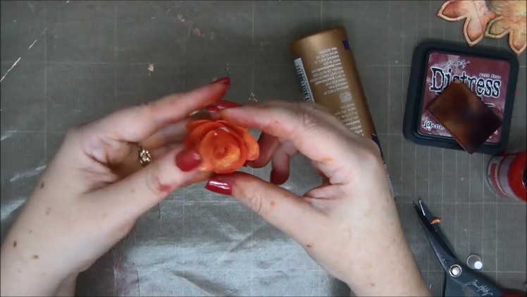 Two DIY Paper Roses
