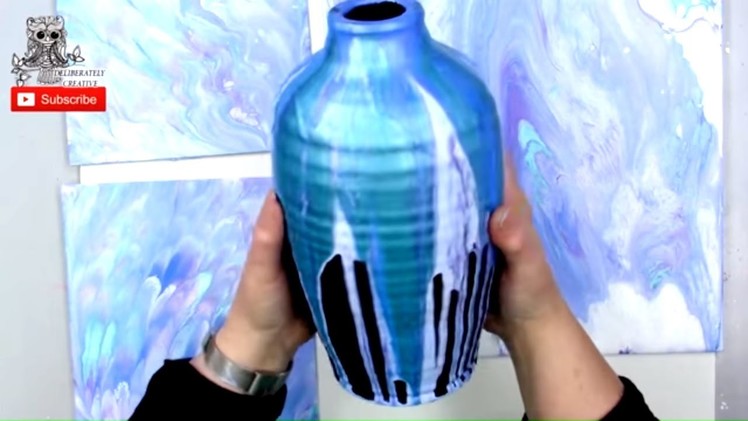 All NEW How to Fluid Art Top Down Vase Pour Technique Plus Bonus