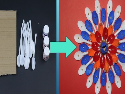 Plastic Best Diy Plastic Spoon Crafts Idea For Home Decoration