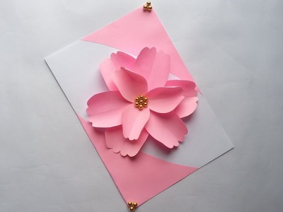 DIY:Handmade Birthday Card!! How to Make Beautiful Paper Card for greeting.Valentine day.Birthday!!!