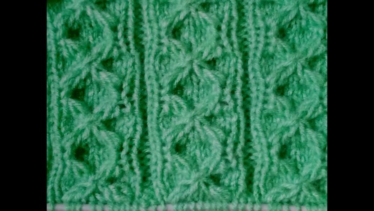 Easy Single Color Knitting Pattern No.163|Hindi