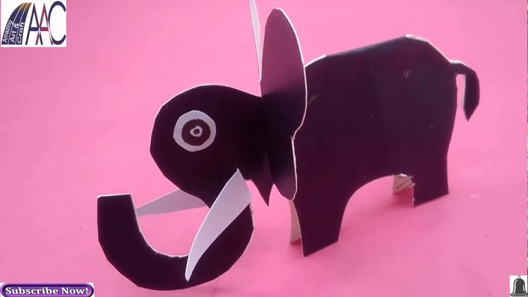 Elephant for kids  How to Create Diy Elephant with waste shopping bag.