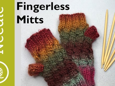 Fingerless Mitts: Knitting in the Round on DPNs