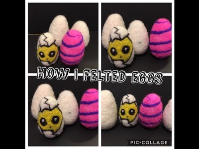 How I Felt Easter eggs ????  Mixed Media Art