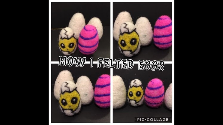 How I Felt Easter eggs ????  Mixed Media Art