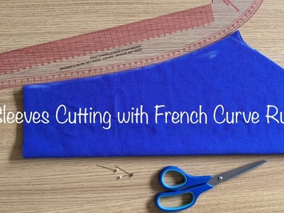 How to cut Sleeves with French Curve Ruler. Easy way