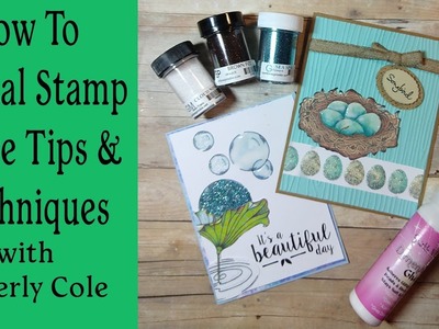 How to Digital Stamp, Tips and Techniques