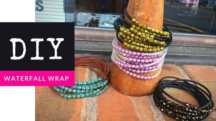 How To Make A Beaded Waterfall Wrap Bracelet with The Bead Place