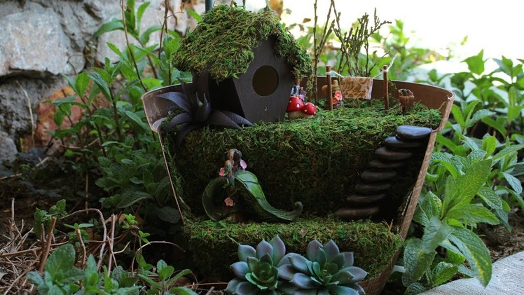 How to Make a Fairy House and Garden Planter | The Sweetest Journey