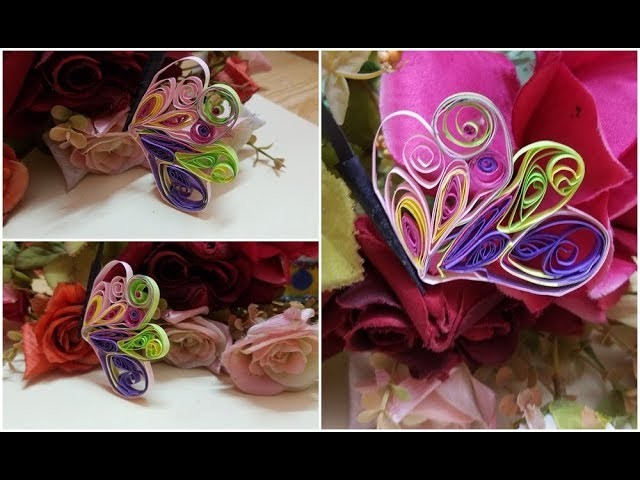 How to make  a paper quilling butterfly